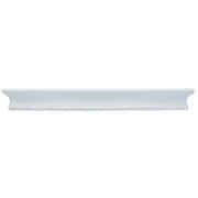 GFANCY FIXTURES 18 in. High & Mighty Beveled Floating Shelf, White GF2668328